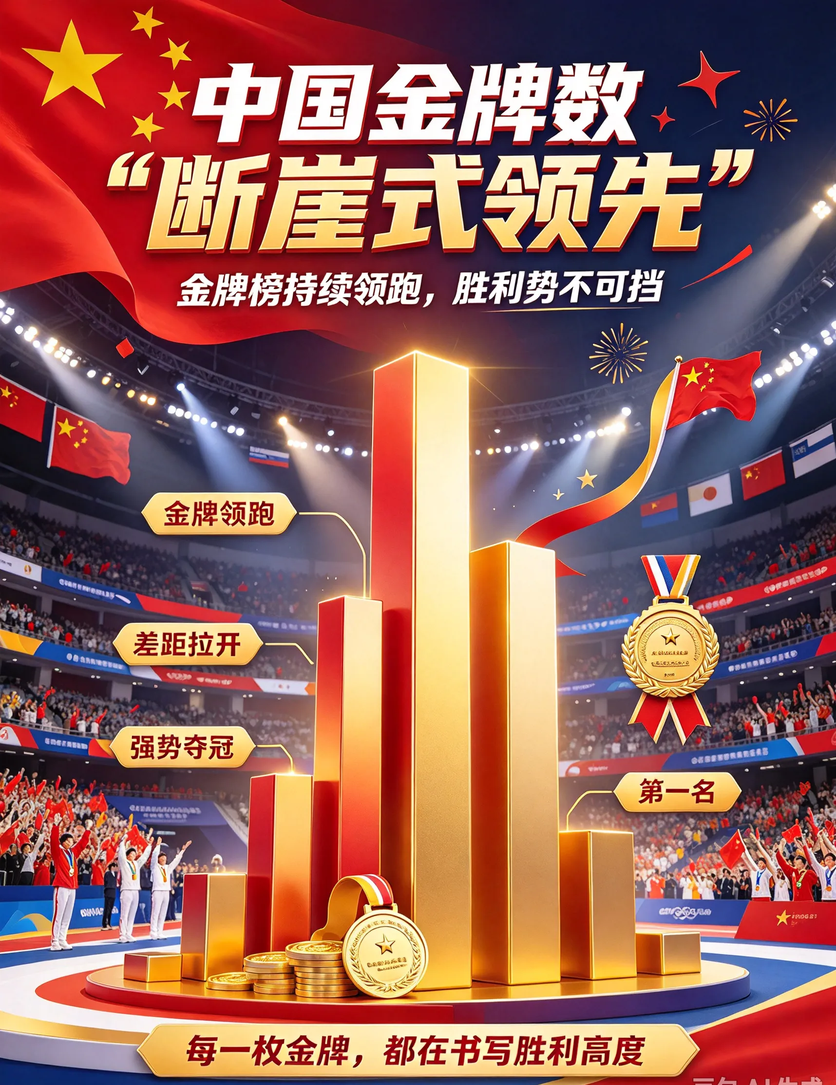 中国金牌数“断崖式领先”：153金背后，是一代“05后”把亚运会变成了训练场