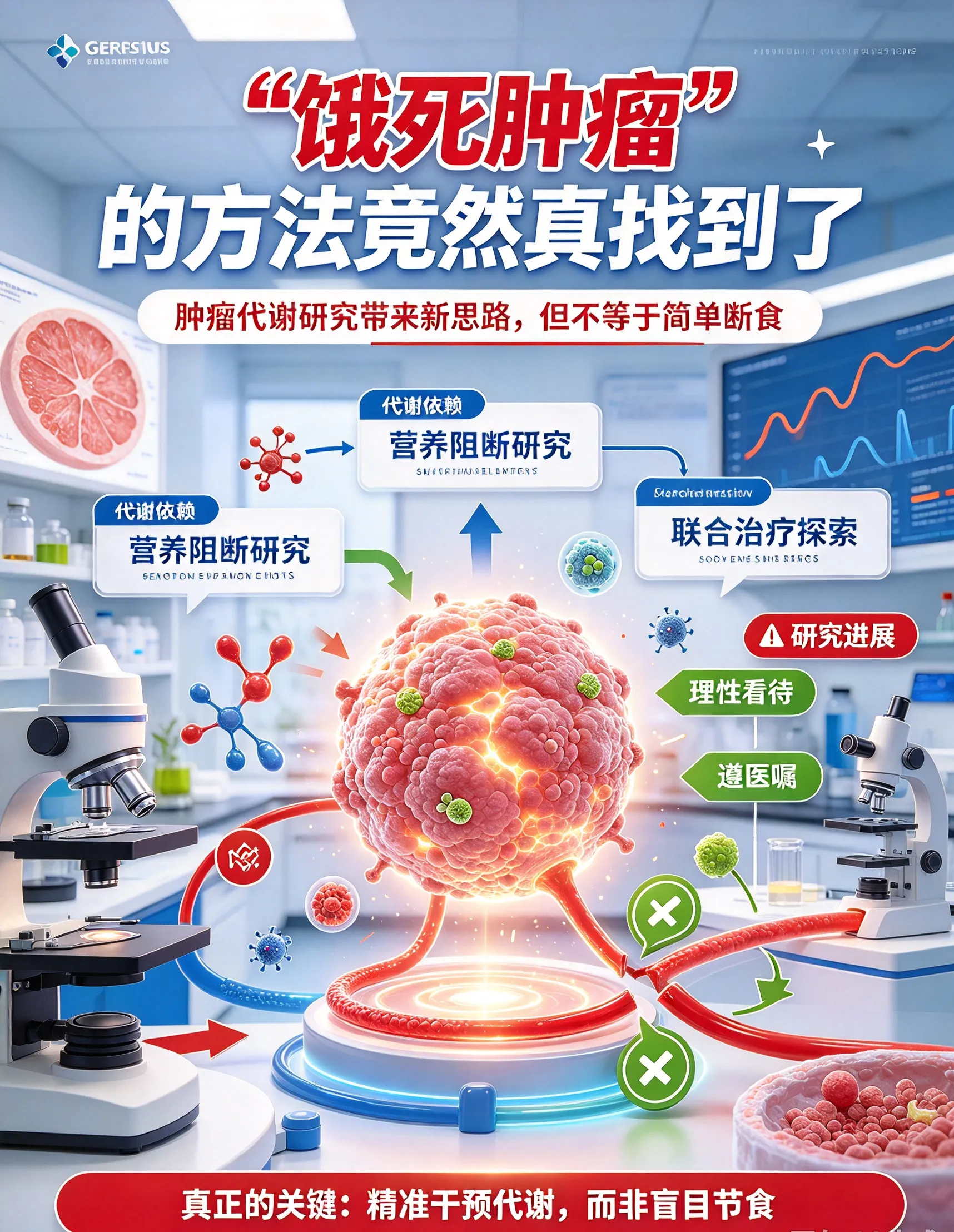 “饿死肿瘤”的方法竟然真找到了：不是让患者挨饿，而是从内部“断粮断油”
